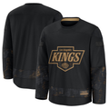 harde LA.Kings Black 2024 Military Appreciation Practice Jerseys