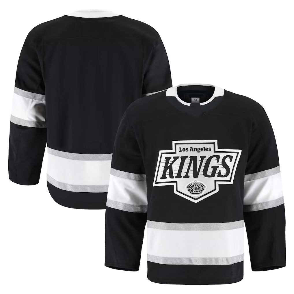 harde LA.Kings Black Home Authentic Pro Jerseys