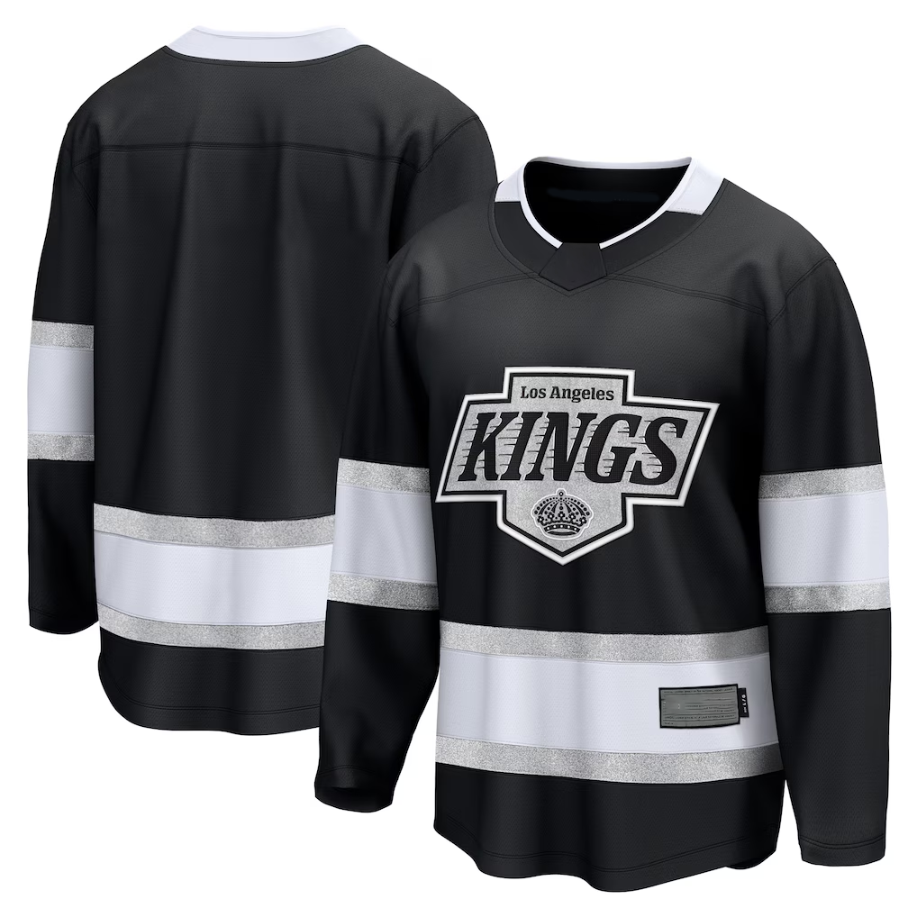 harde LA.Kings Black Home Breakaway Jerseys
