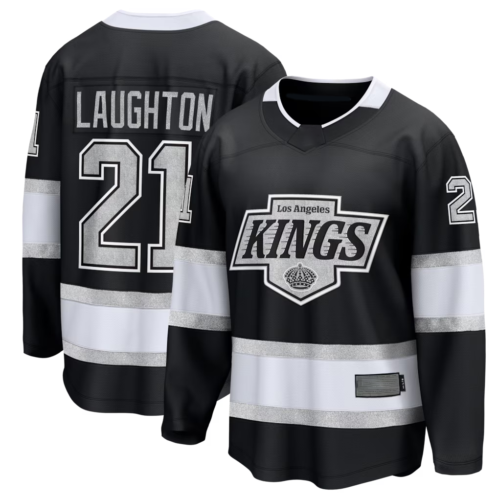 harde LA.Kings #21 Scott Laughton Black Home Breakaway Jerseys