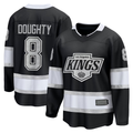 harde LA.Kings #8 Drew Doughty Black Home Premier Breakaway Player Jerseys