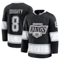 harde LA.Kings #8 Drew Doughty Black Home Premium Jerseys