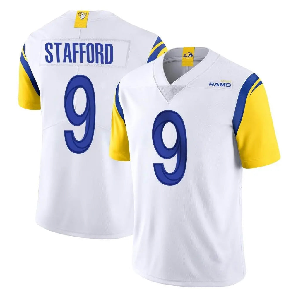 harde LA.Rams #9 Matthew Stafford Player White Limited Vapor Untouchable Home Game Stitched Jerseys