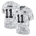 harde LV.Raiders #11 Jeremy Chinn Player Arctic Camo Salute To Service Limited Game Stitched Jerseys