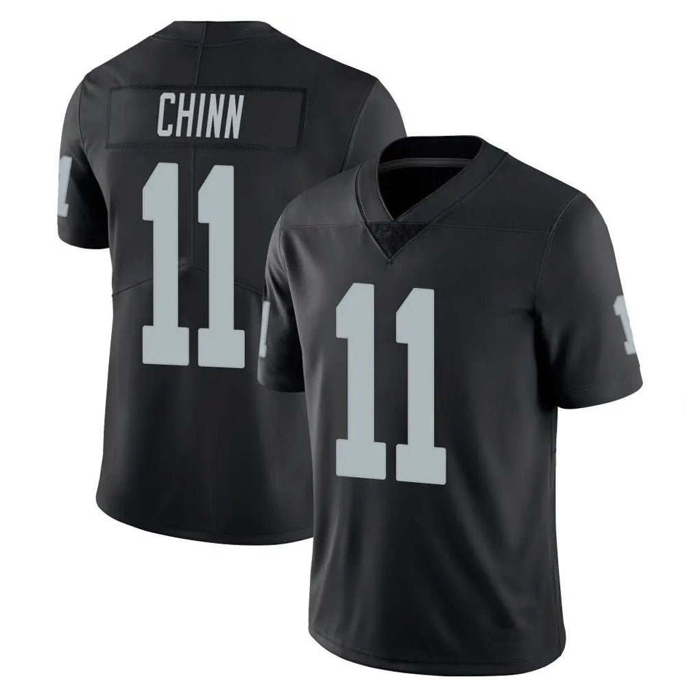 harde LV.Raiders #11 Jeremy Chinn Player Black Limited Vapor Untouchable Home Game Stitched Jerseys