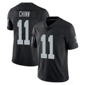 harde LV.Raiders #11 Jeremy Chinn Player Black Limited Vapor Untouchable Home Game Stitched Jerseys