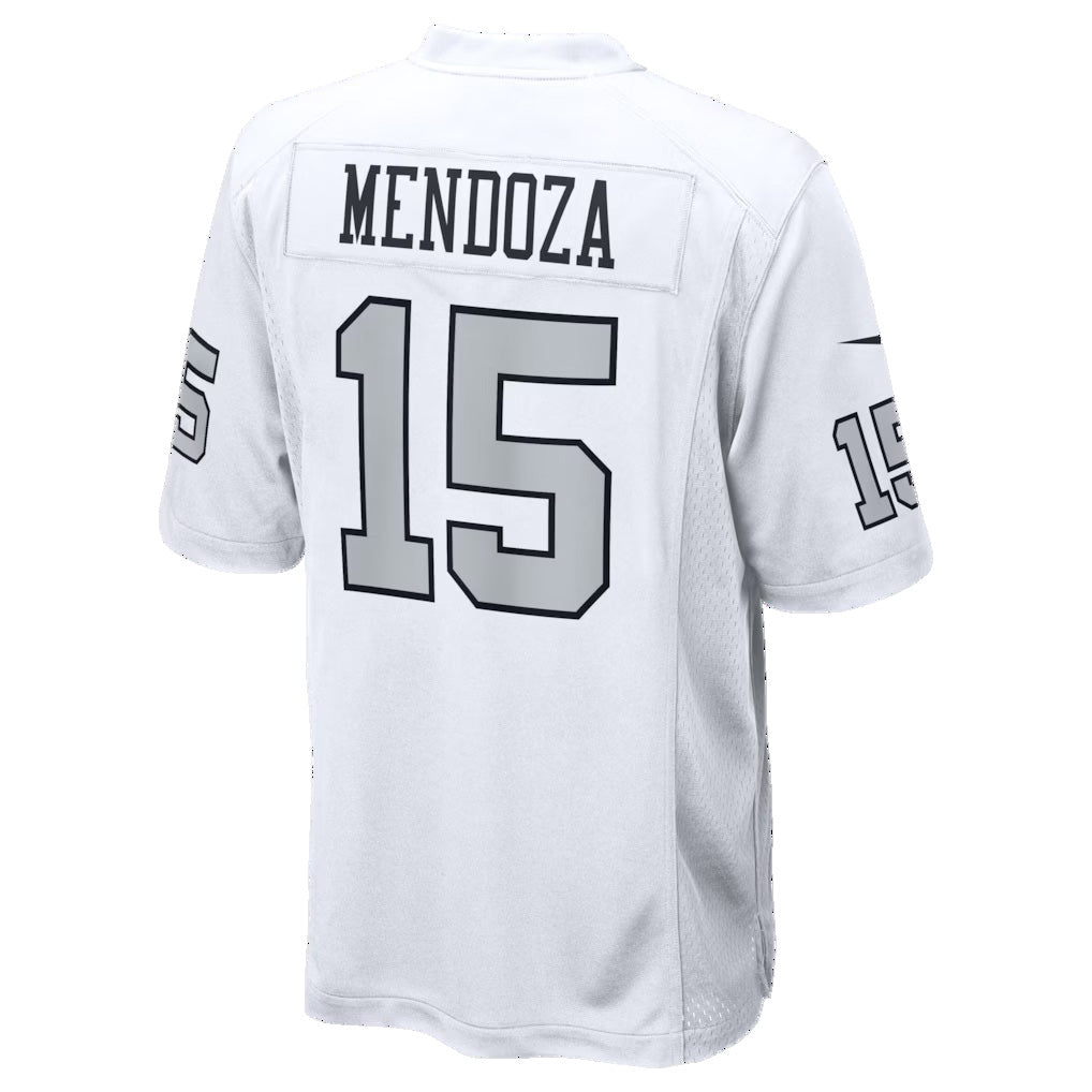 harde LV.Raiders #15 Fernando Mendoza White Alternate Game Player Stitched Jerseys