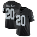 harde LV.Raiders #20 Isaiah Pola-Mao Player Black Limited Vapor Untouchable Home Game Stitched Jerseys