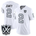 harde LV.Raiders #2 Ashton Jeanty Player White 2026 Vapor Limited Home Game Stitched Jerseys