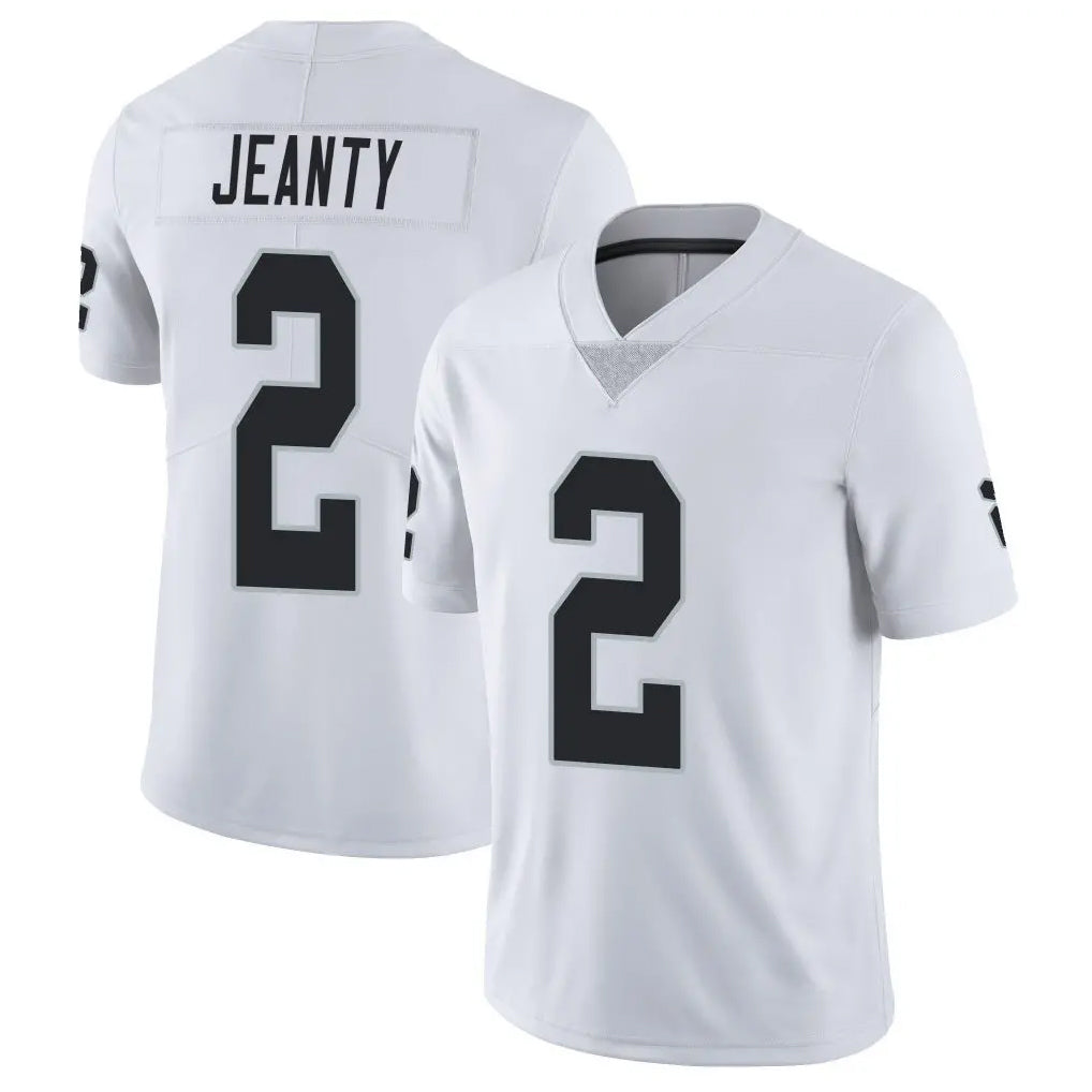 harde LV.Raiders #2 Ashton Jeanty Player White Limited Vapor Untouchable Home Game Stitched Jerseys