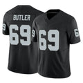 harde LV.Raiders #69 Adam Butler Player Black Limited Vapor F.U.S.E. Home Game Stitched Jerseys