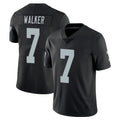 harde LV.Raiders #7 Quay Walker Player Black Limited Vapor Untouchable Home Game Stitched Jerseys