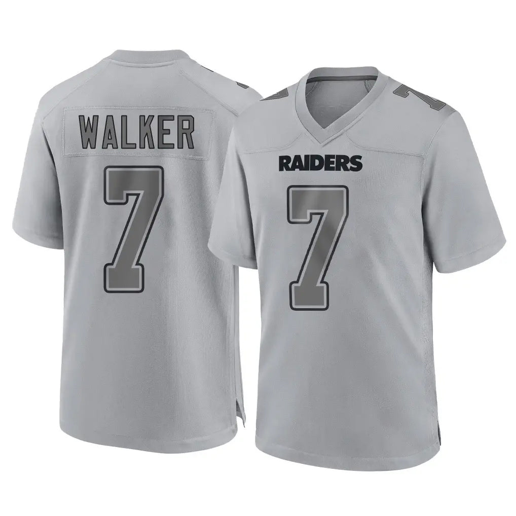 harde LV.Raiders #7 Quay Walker Player Gray Atmosphere Fashion Limited Game Stitched Jerseys