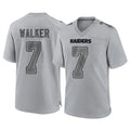 harde LV.Raiders #7 Quay Walker Player Gray Atmosphere Fashion Limited Game Stitched Jerseys
