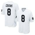 harde LV.Raiders #8 Kirk Cousins Player White Home Game Stitched Jerseys