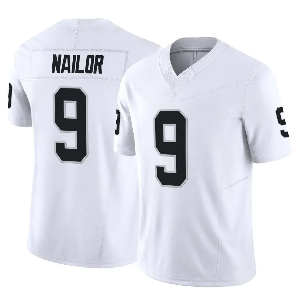 harde LV.Raiders #9 Jalen Nailor Player White Limited Vapor F.U.S.E. Home Game Stitched Jerseys