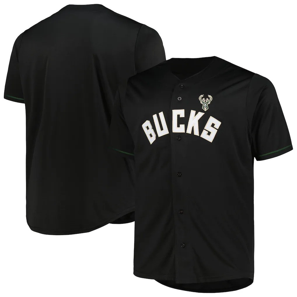 harde M.Bucks Profile Black Big & Tall Pop Jerseys