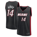 harde M.Heat #14 Tyler Herro Black Fast Break Replica Player Jerseys - Icon Edition