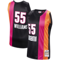 harde M.Heat #55 Jason Williams Mitchell & Ness Black 2005-2006 Hardwood Classics Swingman Jerseys