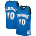 harde M.Timberwolves #10 Wally Szczerbiak Mitchell & Ness Blue 2003-2004 Hardwood Classics Swingman Stitched Jerseys