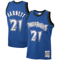 harde M.Timberwolves #21 Kevin Garnett Mitchell & Ness Blue 2003-2004 Hardwood Classics Swingman Stitched Jerseys