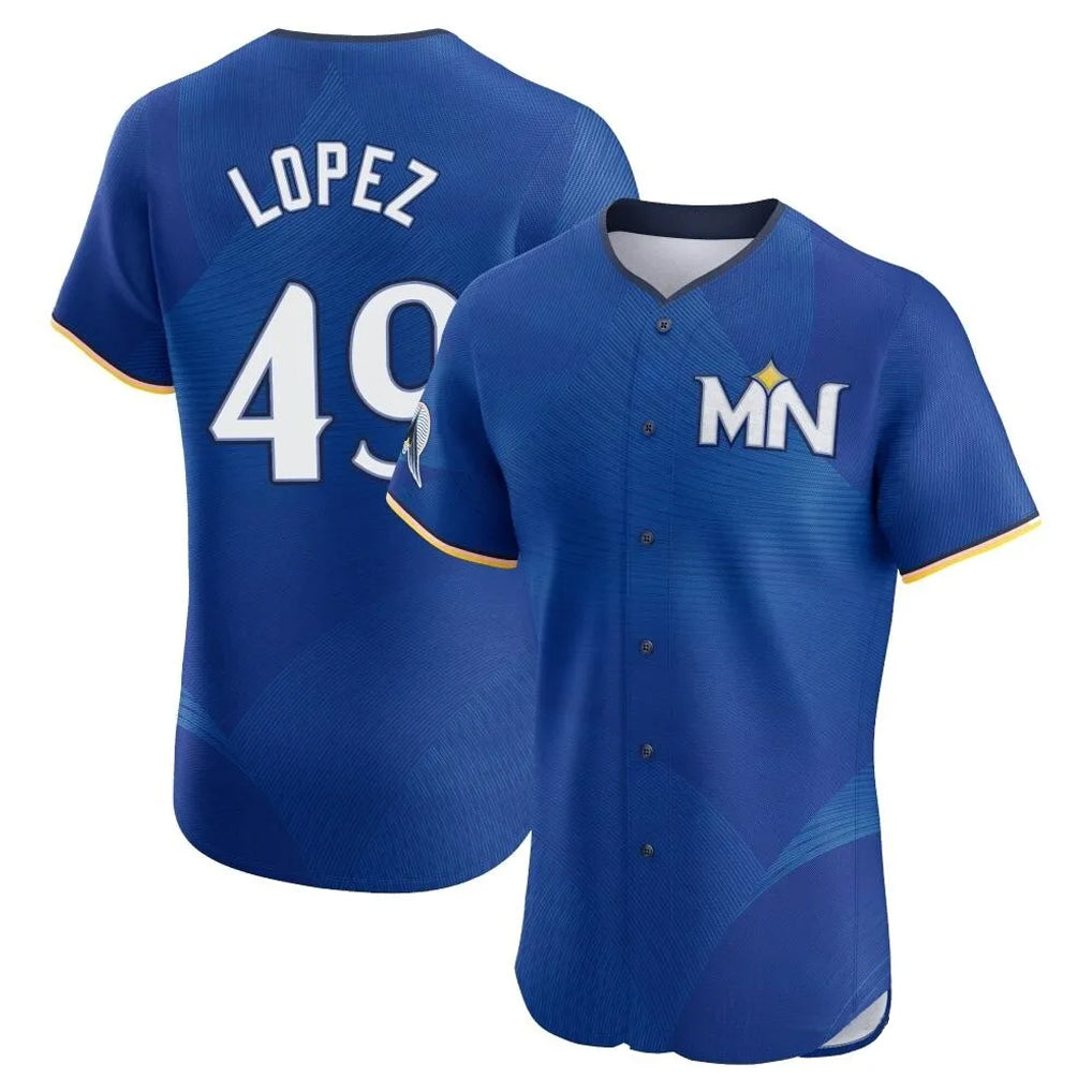 harde M.Twins #49 Pablo Lopez Player Royal City Connect Limited Elite Home Stitched Jerseys
