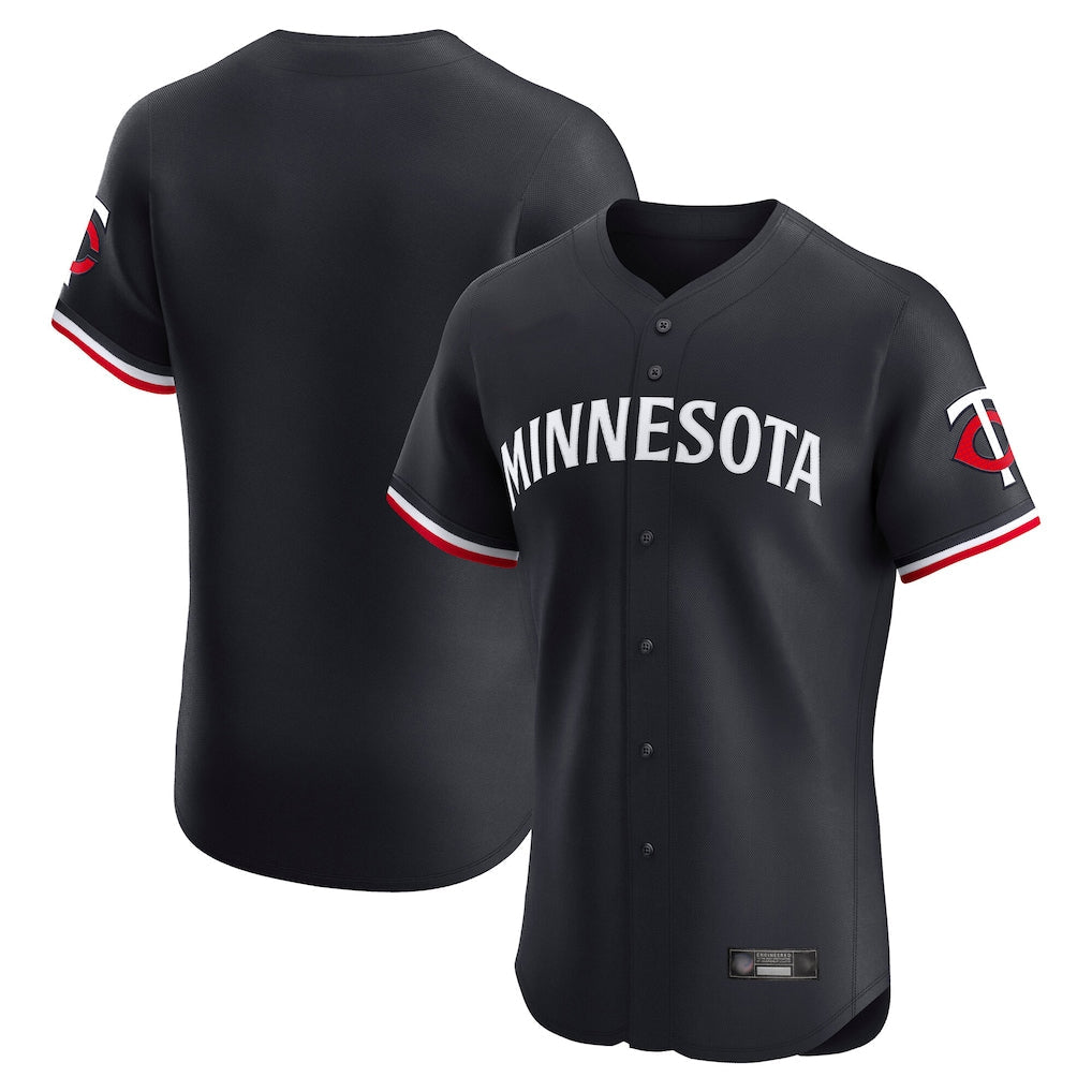 harde Minnesota Twins Blank Player Navy Home Limited Elite Stitched Jerseys