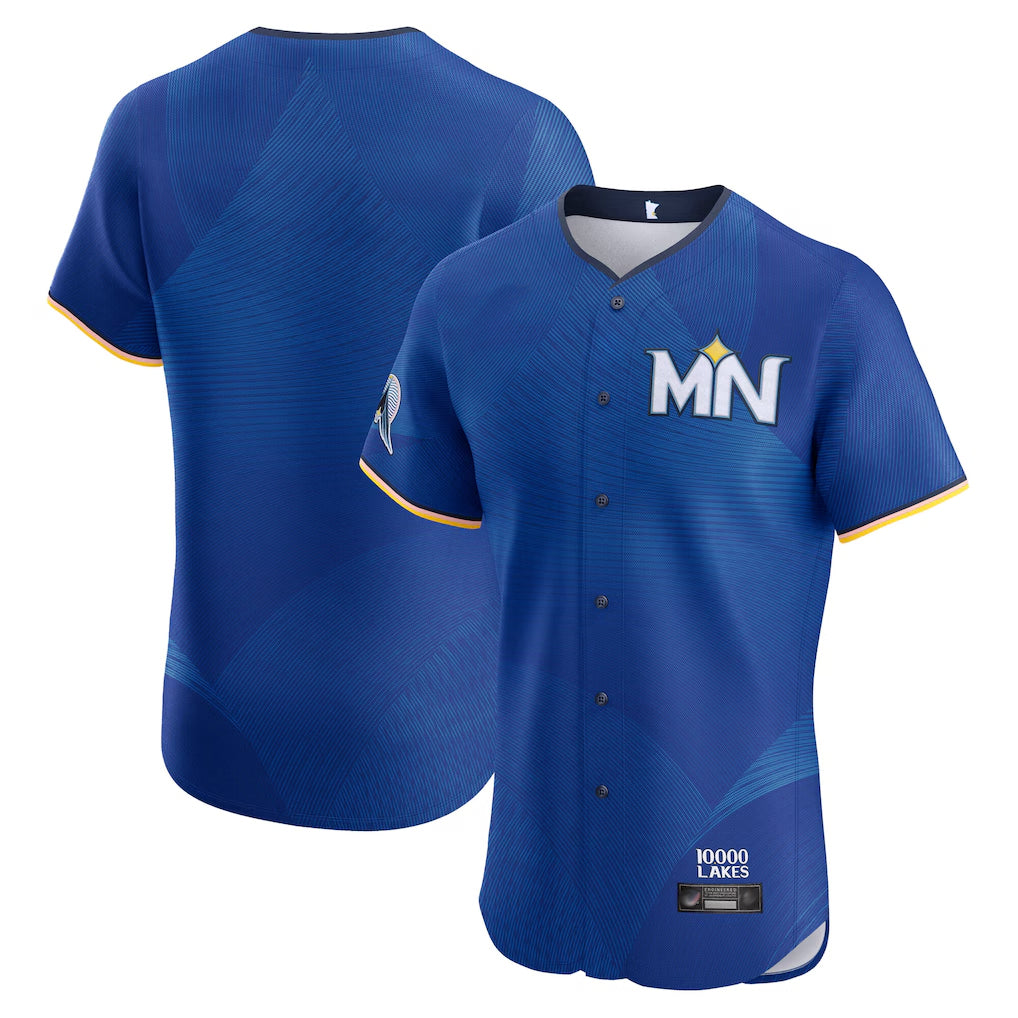 harde Minnesota Twins Blank Player Royal City Connect Limited Elite Home Stitched Jerseys