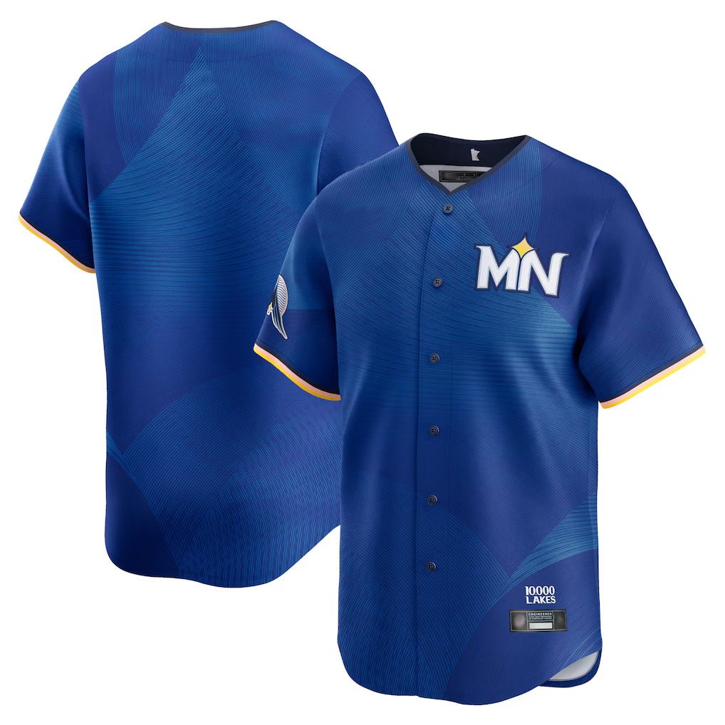harde Minnesota Twins Blank Player Royal City Connect Limited Home Stitched Jerseys