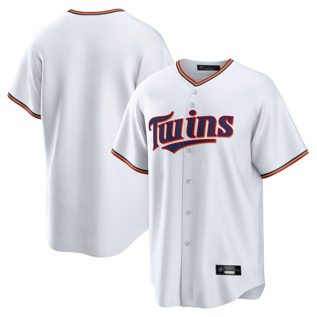 harde Minnesota Twins Blank Player White Game Home Stitched Jerseys