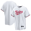 harde Minnesota Twins Blank Player White Home Game Stitched Jerseys