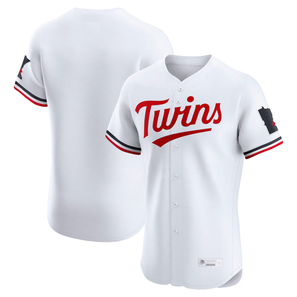harde Minnesota Twins Blank Player White Home Limited Elite Stitched Jerseys