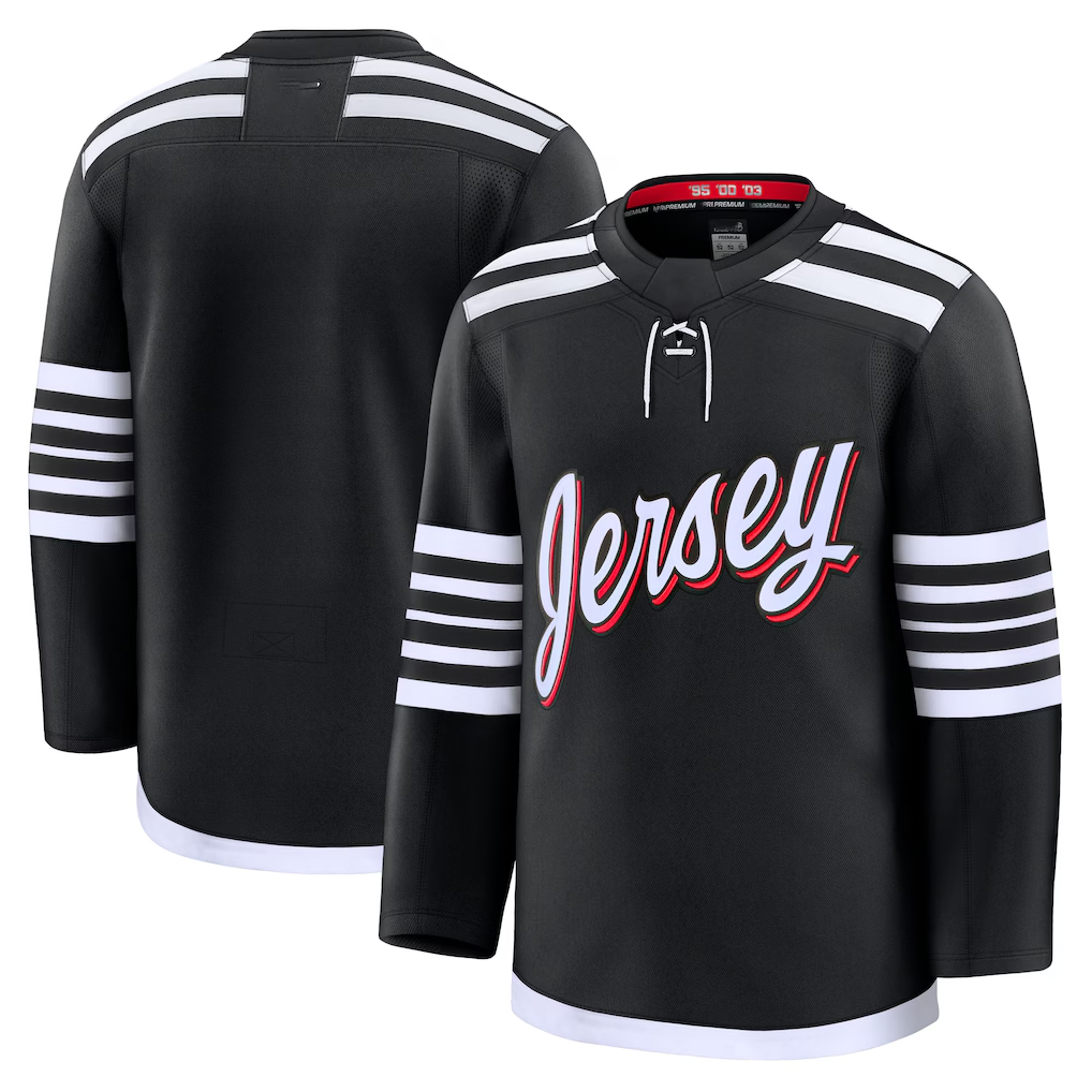 harde N.Jersey Devils Black Alternate Premium Jerseys