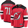 harde N.Jersey Devils #71 Jonas Siegenthaler Red Home Breakaway Player Jerseys