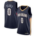 harde NO.Pelicans #0 Jeremiah Fears Navy Swingman Stitched Jerseys- Icon Edition