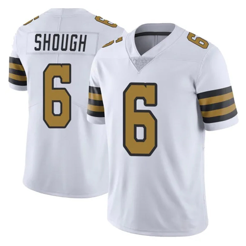 harde NO.Saints #6 Tyler Shough Player White Limited Color Rush Home Game Stitched Jerseys