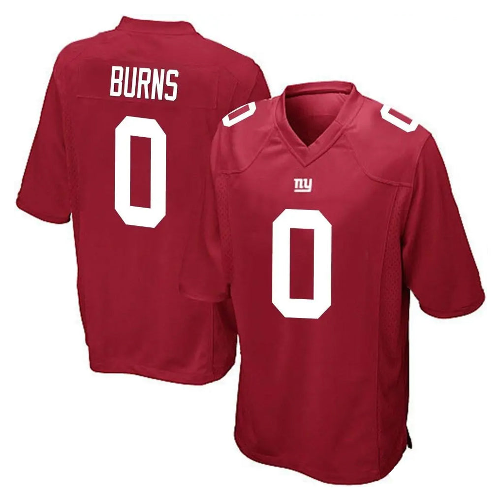 harde NY.Giants #0 Brian Burns Player Red Home Game Stitched Jerseys