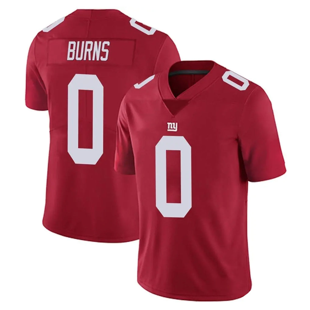 harde NY.Giants #0 Brian Burns Player Red Limited Vapor Untouchable Home Game Stitched Jerseys