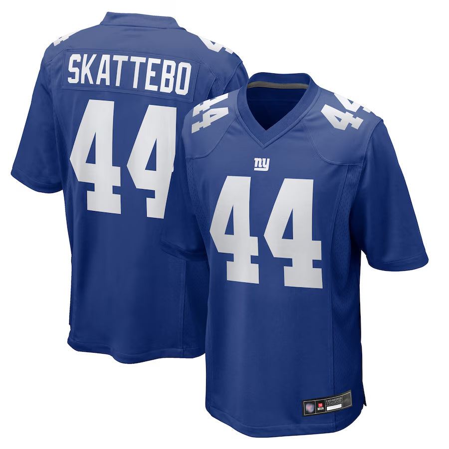 harde NY.Giants #44 Cam Skattebo Player Royal Team Game Football Jerseys