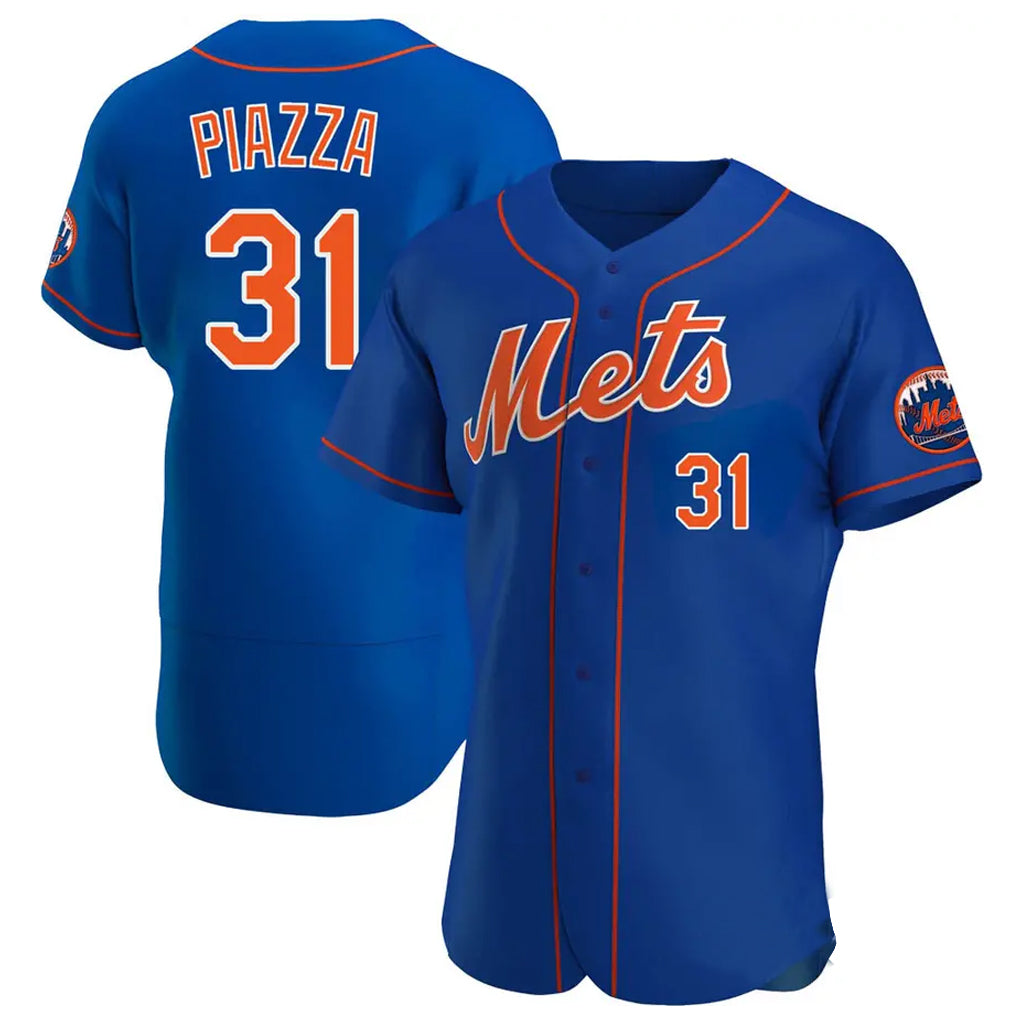 harde NY.Mets #31 Mike Piazza Player Royal Limited Elite Home Stitched Jerseys