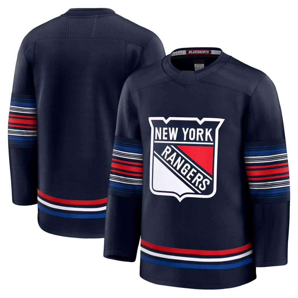 harde NY.Rangers Navy Alternate Premium Jerseys