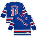 harde NY.Rangers #11 Mark Messier Royal 1993-94 Power Play Jerseys