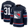 harde NY.Rangers #31 Igor Shesterkin Navy Alternate Premier Player Jerseys