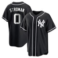 harde NY.Yankees #0 Marcus Stroman Player Black Out Game Home Stitched Jerseys