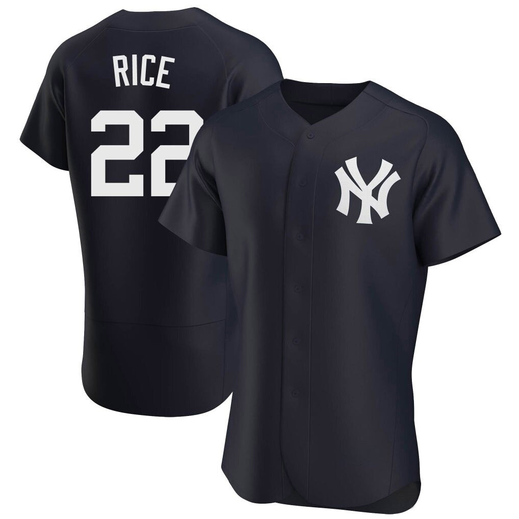 harde NY.Yankees #22 Ben Rice Player Navy Limited Elite Home Stitched Jerseys