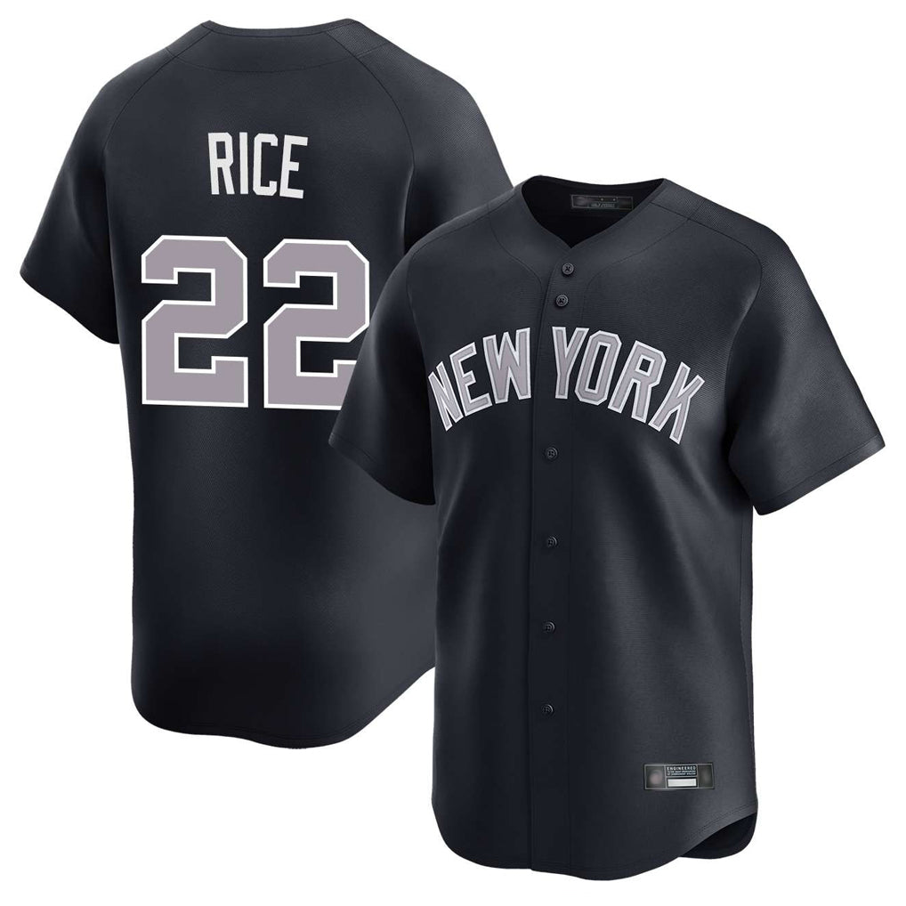 harde NY.Yankees #22 Ben Rice Player Navy Limited Home Stitched Jerseys