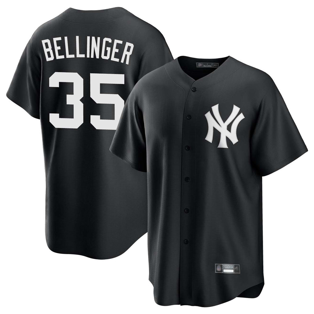 harde NY.Yankees #35 Cody Bellinger Player Black Game Stitched Jerseys