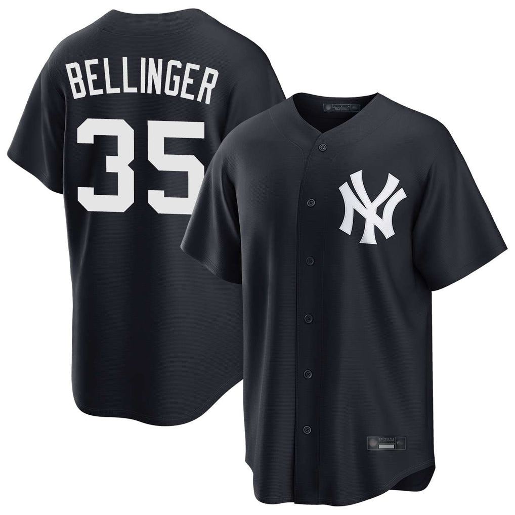 harde NY.Yankees #35 Cody Bellinger Player Navy Game Stitched Jerseys