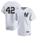 harde NY.Yankees #42 Mariano Rivera Player White Limited Stitched Jerseys