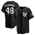 harde NY.Yankees #48 Paul Goldschmidt Player Black Game Stitched Jerseys